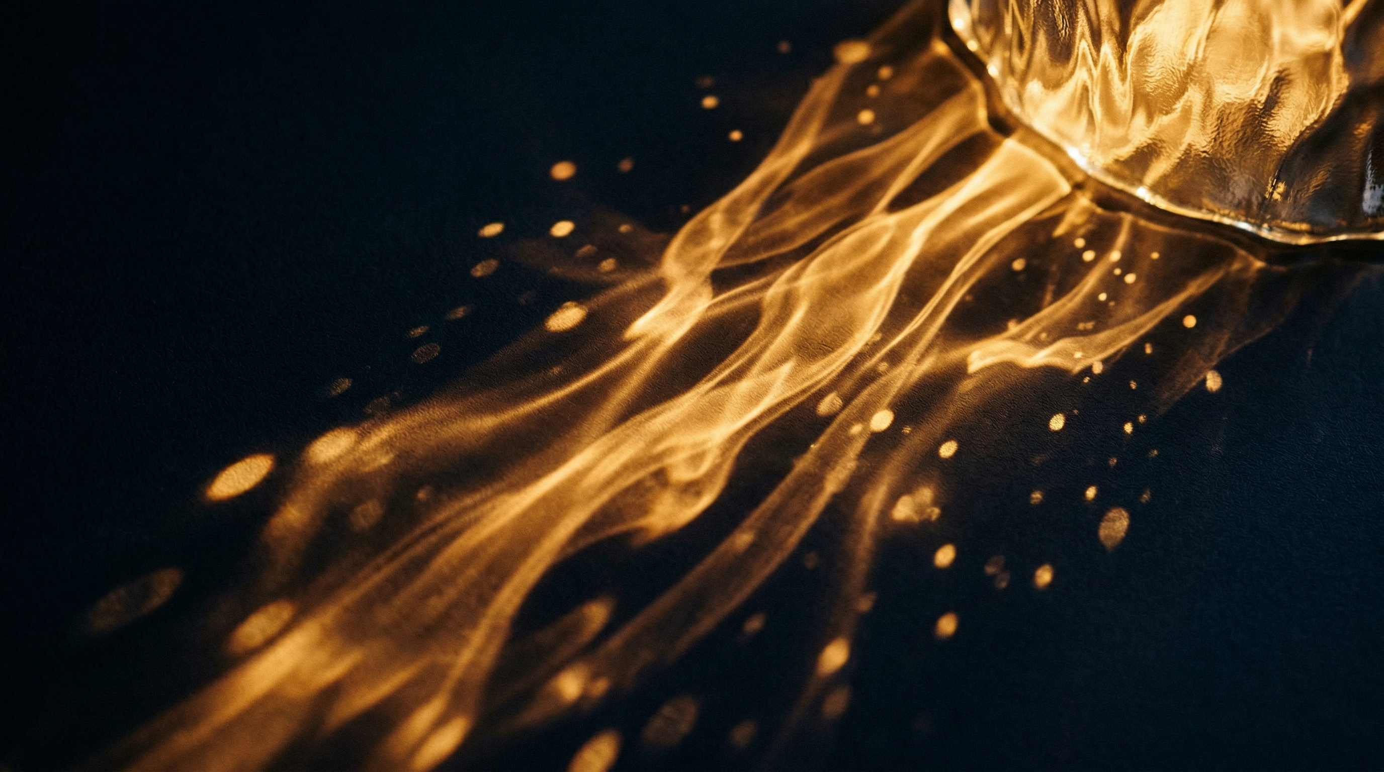 Premium golden light representing vitality and performance optimization